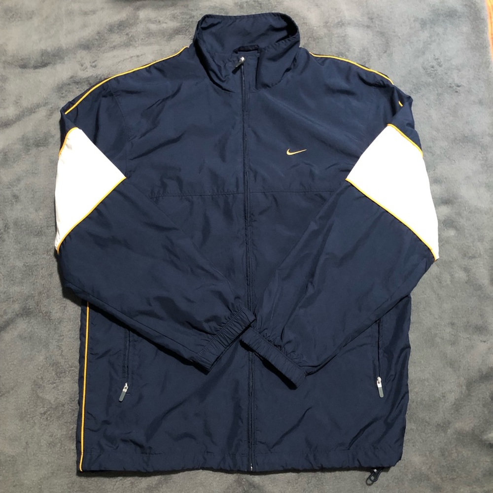 Nike Navy Windbreaker Jacket Medium